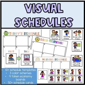 Visual Schedules + Token Economy Boards by Teaching Tiny Humans with Ms W