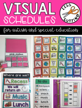 Preview of Visual Schedules for Autism and Special Education Classrooms