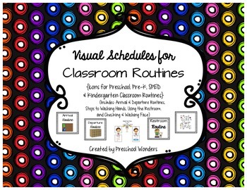 Preview of Visual Schedules for Classroom Routines