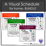 Visual Schedules for Home Daily Routines BUNDLE