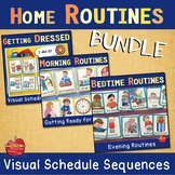 Visual Schedules for Home Routines BUNDLE: Dressing, Morni