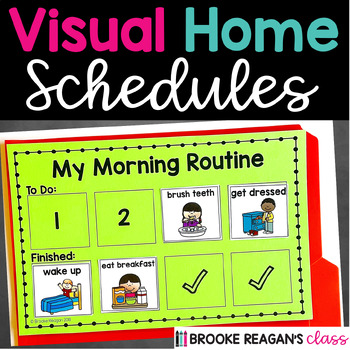 Preview of Visual Schedules for Home: Morning & Afterschool Routines, Checklists, Schedule
