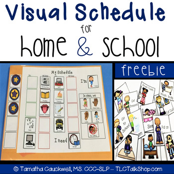 Preview of Visual Schedules for School & Home: FREEBIE