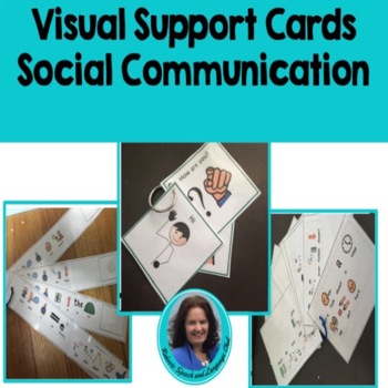 Preview of Visual Support Cards for Communication