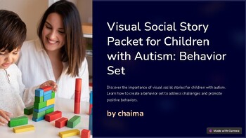 Preview of Visual-Social-Story-Packet-for-Children-with-Autism-Behavior-Set