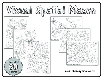 Preview of Visual Spatial Mazes