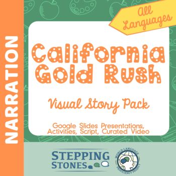Preview of Visual Story Pack - California Gold Rush