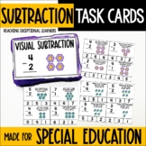 Visual Subtraction Task Cards