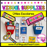Visual Supplies|útiles escolares in Spanish and English|Cl