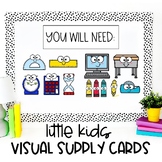 Visual Supply Cards Classroom Decor | Little Students Vers
