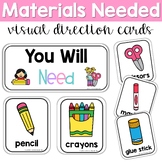 Visual Supply Cards - You Will Need Visual Directions