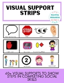Visual Support Strips - Step by Step Instructions for Soci