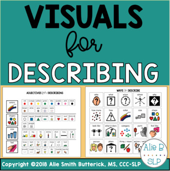Preview of Visual Support for Describing | Speech Therapy