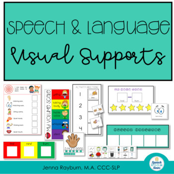 Preview of Visual Supports: Speech and Language Behavior Supports