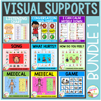 Preview of Visual Supports Bundle 1 Special Education Autism