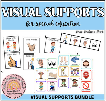 Preview of Visual Supports For Special Education