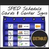 Visual Supports - Large Picture Schedule for Pocket Chart 