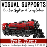 Visual Supports - Printable, Binder System - TRAIN THEME