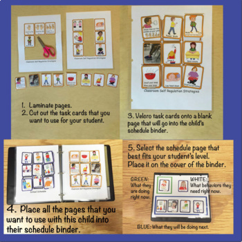 EDITABLE Visual Schedules for SPED with Self-Reg & Class ...