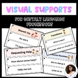 Visual Supports for Gestalt Language Processors