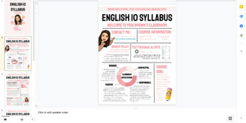 Preview of Visual Syllabus Templates w/ Extra Graphics
