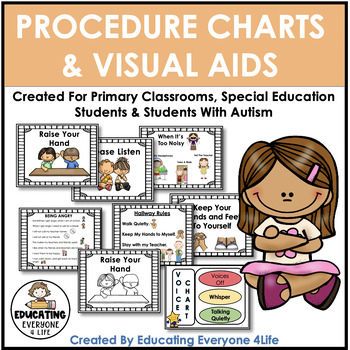 Preview of Classroom CHARTS Procedures Visual Aids Rules Expectations