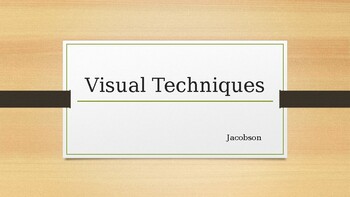 Preview of Visual Techniques Presentation