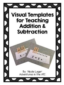 Preview of Visual Templates for Teaching Addition & Subtraction