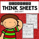 Visual Think Sheet and Behavior Management