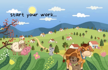 Preview of Visual Timer: A Day on the Farm - Relaxing Afternoon Piano Version