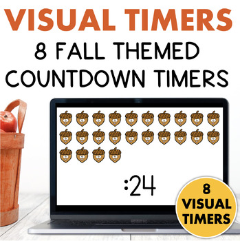 Preview of Visual Countdown Timers Slides FALL Classroom Management