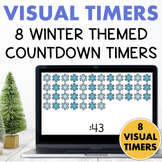 Visual Countdown Timers Slides WINTER Classroom Management