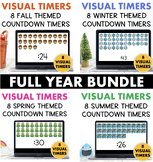 Visual Countdown Timers Slides Year Long BUNDLE