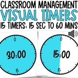 Visual Timers for Time Management BLUE | Classroom Managem