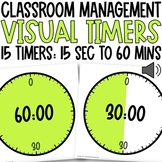 Visual Timers for Time Management GREEN | Classroom Manage