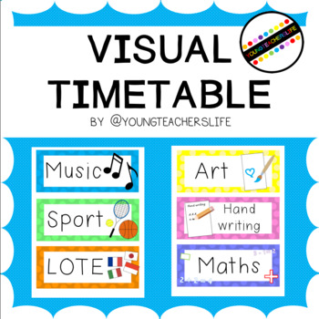 Preview of Visual Timetable