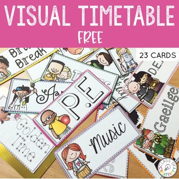 Preview of Visual Timetable FREEBIE