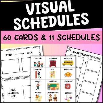 Preview of Visual Toolkit: 60 Visual Schedule Cards & 11 Visual Boards | SEL | Counseling