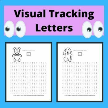 visual tracking teaching resources teachers pay teachers