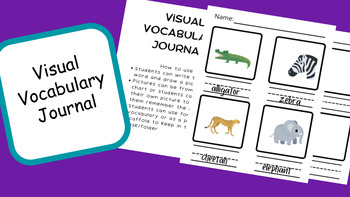 Preview of Visual Vocabulary Journal