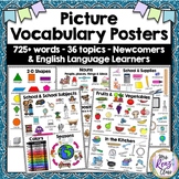 Visual Vocabulary Word Wall Posters for Newcomers, ELL  30