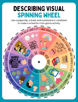 Preview of Visual Wheel for Describing Attributes and Characteristics - GAME SPINNER