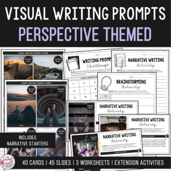 Preview of Visual Writing Prompts - Practice Narrative Writing Perspective Edition