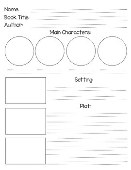 Visual & Writing Story Map 2 (Plot) -HWT by Heather's Helpers | TPT