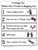 Visual and Activities for Problem Solving Peer Conflicts