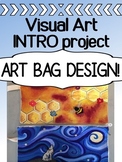 Visual art intro project for high school - Art Bag Design