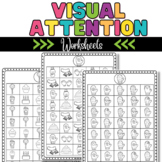Visual attention Worksheets