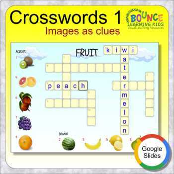 visual representation 5 letters crossword clue