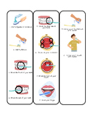 Visual guide outlining the teeth-brushing process.