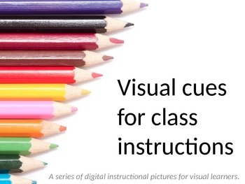 Preview of FREE Visual instructional prompts for PowerPoint, PDF, handouts